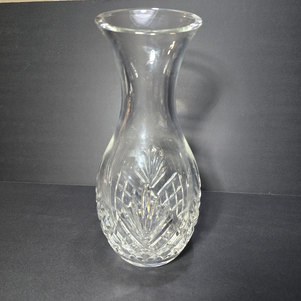 Waterford "Lafford" Blown Crystal Carafe Decanter Wine Water Round 10" - Picture 2 of 14